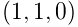 (1,1,0)