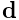 \bf d