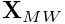 {\bf X}_{MW}