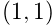 (1,1)