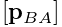 [{\bf p}_{BA}]