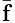 \bar{\bf f}