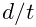 d/t