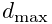 d_{\text{max}}