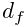 d_{f}