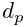 d_{p}