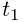 t_{1}