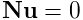 {\bf N}{\bf u}=0