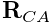 {\bf R}_{CA}