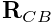 {\bf R}_{CB}