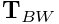 {\bf T}_{BW}