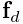 {\bf f}_{d}