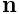 {\bf n}