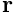 {\bf r}