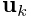 {\bf u}_{k}