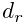 d_{r}