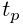 t_{p}