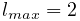 l_{max}=2