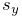 s_{y}