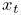 x_{t}