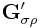 \displaystyle{\bf G}_{{\sigma\rho}}^{{\prime}}