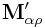 \displaystyle{\bf M}_{{\alpha\rho}}^{{\prime}}