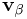 \displaystyle{\bf v}_{{\beta}}