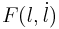 F(l,\dot{l})