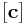 [{\bf c}]