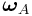 \boldsymbol{\omega}_{A}