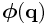 \boldsymbol{\phi}({\bf q})