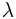 \lambda