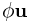 \phi{\bf u}