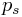 p_{s}