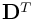{\bf D}^{T}