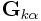 {\bf G}_{{k\alpha}}