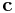 {\bf c}