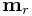 {\bf m}_{r}