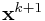 {\bf x}^{{k+1}}