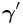 \displaystyle\boldsymbol{\gamma}^{{\prime}}